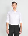 Arrow Auto Press Grid Tattersall Check Shirt