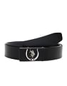 U.S. Polo Assn. Leather Metallic Buckle Belt