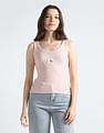 Calvin Klein Solid Ribbed Tank Top