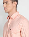 Arrow Sports Heathered Slim Fit Casual Shirt