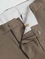 Arrow Regular Fit Solid Trousers