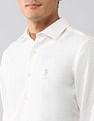 U.S. Polo Assn. Denim Co. Solid Poplin Regular Fit Shirt