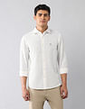 U.S. Polo Assn. Denim Co. Solid Poplin Regular Fit Shirt