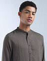 Flying Machine Vertical Striped Regular Fit Color Of Home Shirt