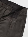 Arrow Hudson Tailored Regular Fit Dobby Formal Trousers