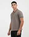 Calvin Klein Solid Badge Logo Polo Shirt