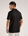 Calvin Klein Jeans Solid Regular-Fit Cotton Polo T-Shirt