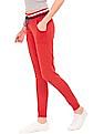 Aeropostale Heathered Drawstring Waist Joggers