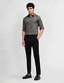 Arrow Newyork Manhattan Slim Fit Textured Shirt