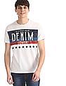 U.S. Polo Assn. Denim Co. Grey Crew Neck Distressed Print T-Shirt