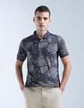 Flying Machine Floral Printed Digitopia Polo Shirt