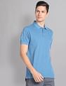 AD by Arvind Embroidered Logo Cotton Polo Shirt