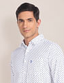 U.S. Polo Assn. Cutaway Collar Motif Print Shirt