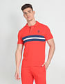 U.S. Polo Assn. Denim Co. Brand Stripe Pique Polo Shirt
