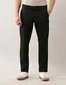 Arrow Sport Mid Rise Slim Fit Trousers