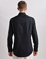 Calvin Klein Jeans Solid Regular Fit Dobby Woven Shirt