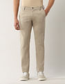 Arrow Sport Twill Slim Fit Solid Chinos