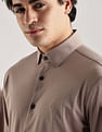 Calvin Klein Jeans Solid Slim Fit Woven Shirt