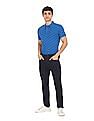 U.S. Polo Assn. Denim Co. Brand Print Cotton Pique Polo Shirt