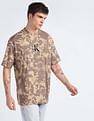 Calvin Klein Jeans Camouflage Print Cotton T-Shirt