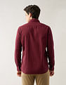 Arrow Sport Textured Pure Cotton Slim Fit Shirt