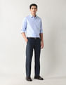 Arrow Textured Regular Fit Dobby Trousers