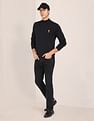 U.S. Polo Assn. Mock Neck Solid Sweater
