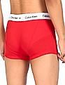 Calvin Klein Underwear Men Assorted Elasticized Waist Solid Trunks - Pack Of 3