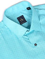 Arrow Manhattan Slim Fit Printed Cotton Shirt