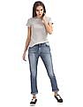 U.S. Polo Assn. Women Mid Rise Slim Fit Jeans