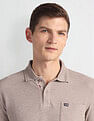 Arrow Sports Solid Logo Polo Shirt