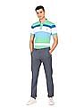 U.S. Polo Assn. Pique Striped Polo Shirt