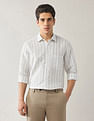 Arrow Vertical Striped Liberty Classic Fit Shirt