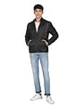 Flying Machine High Neck Solid Puffer Jacket