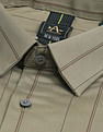 Arrow Newyork Manhattan Slim Fit Vertical Striped Shirt