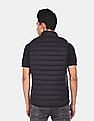 U.S. Polo Assn. Men Black Sleeveless Quilted Puffer Jacket