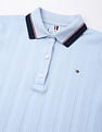 Tommy Hilfiger Self-Design Regular-Fit Cotton Polo T-Shirt