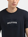 Tommy Hilfiger Round Neck Scroll Graphic T-Shirt