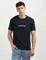 Tommy Hilfiger Round Neck Scroll Graphic T-Shirt