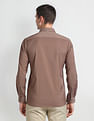 Arrow Newyork Brooklyn Super Slim Fit Solid Shirt