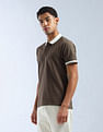 Flying Machine Textured Color Of Home Polo Shirt