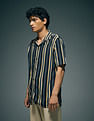 Flying Machine Vertical Striped Original Cuban Shirt