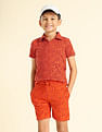 U.S. Polo Assn. Kids Boys Brand Appliqued Regular Fit Polo Shirt