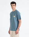 Flying Machine Graphic Print Oversized T-Shirt