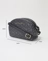 Tommy Hilfiger Logo Blue Pu Sling Bag
