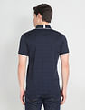 Arrow Cotton Windowpane Check Polo Shirt