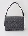 Tommy Hilfiger Logo Blue Pu Hand Bag