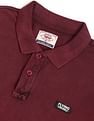 Flying Machine Cotton Solid Polo Shirt