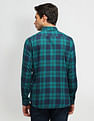 Arrow Sport Slim Fit Tartan Checked Shirt