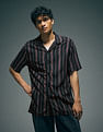 Flying Machine Vertical Striped Original Cuban Shirt